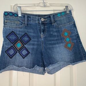 WOMENS JEAN CUTOFFS SUMMER VACATION ALLEN B SIZE 4